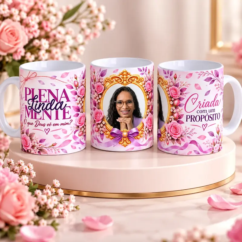 Caneca Plenamente Linda - Com Foto